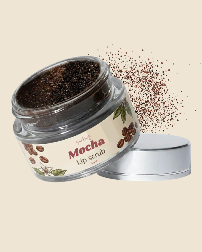 Mocha Lip Scrub for Pigmented & Chapped Lips