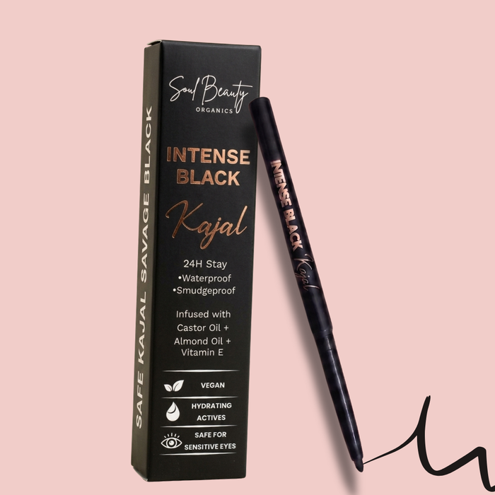 Intense Black Kajal – Ultimate Safety for Sensitive Eyes