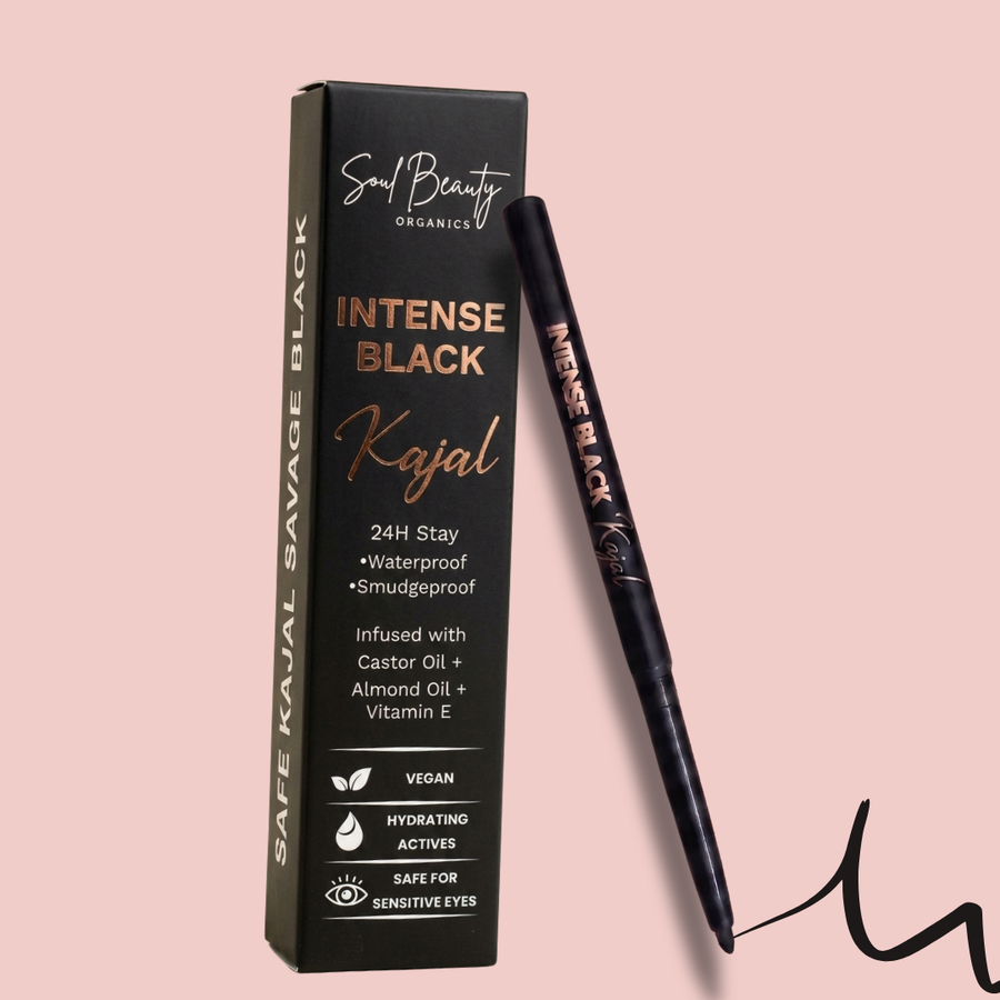 Intense Black Kajal – Ultimate Safety for Sensitive Eyes