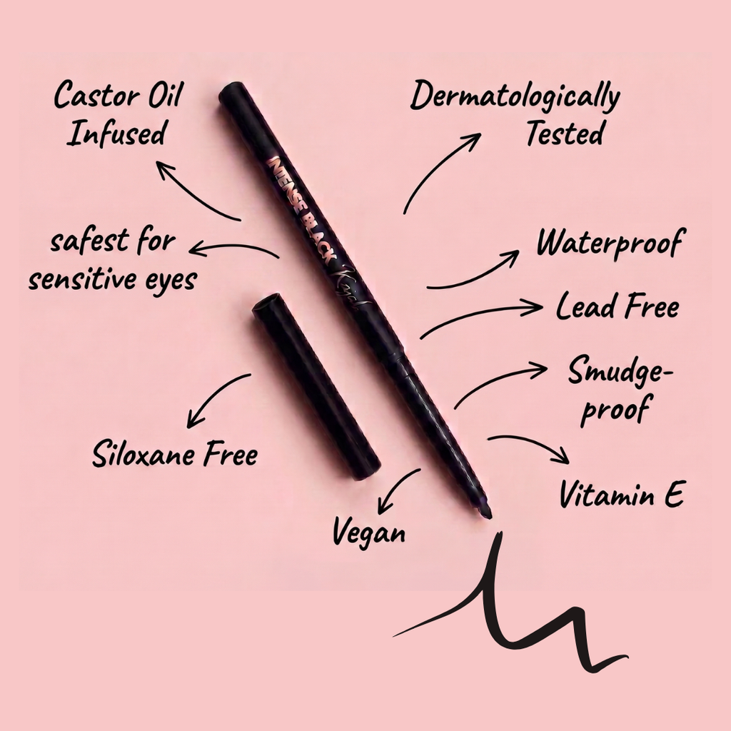 Intense Black Kajal – Ultimate Safety for Sensitive Eyes